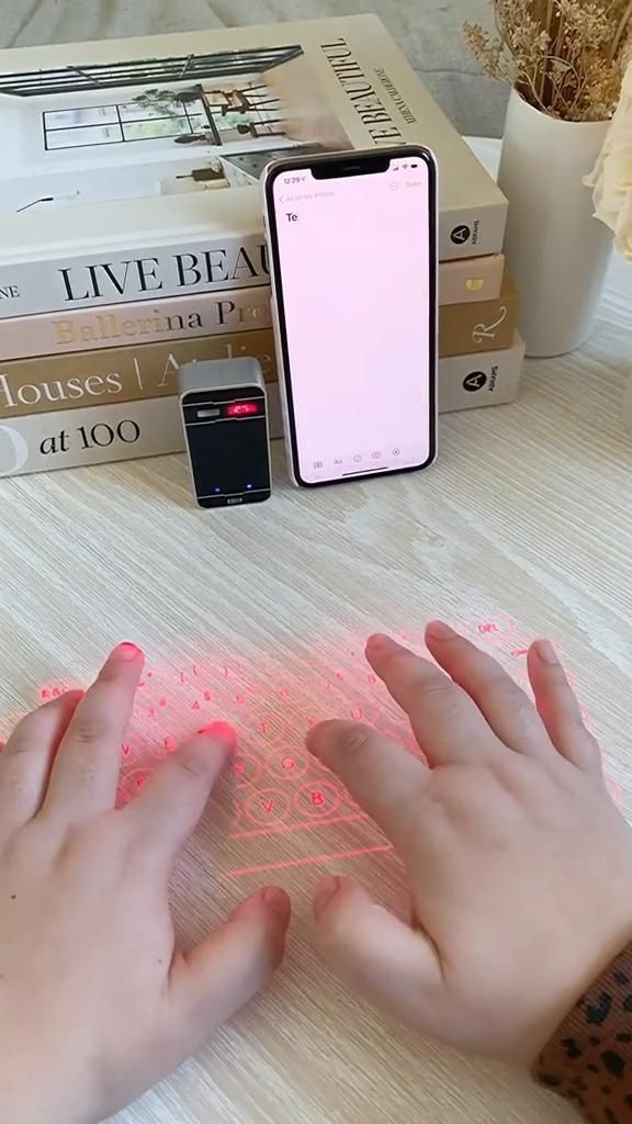 Laser keyboard bluetooth