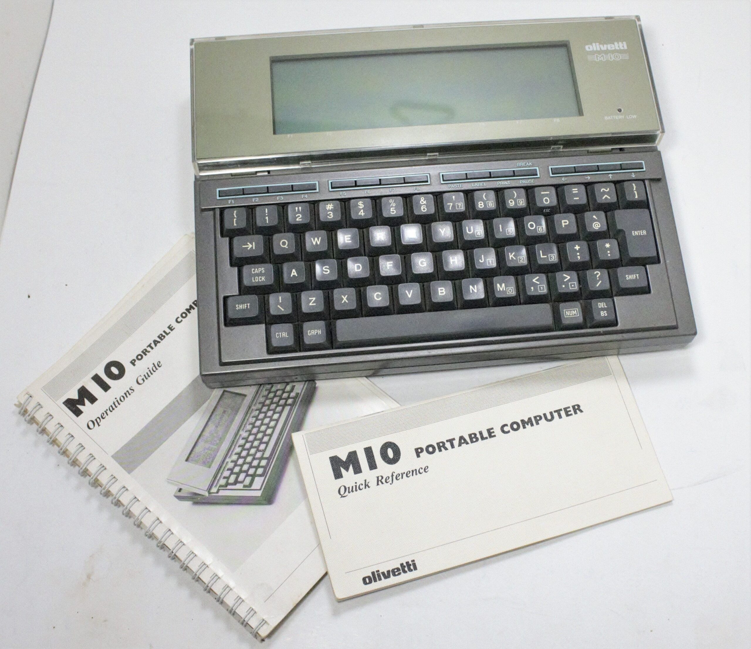 Vintage PC Olivetti M-10 Computer Portable Early Personal Computer LCD Screen Laptop Microsoft System 1983 With Manual RARE Electronics – Etsy