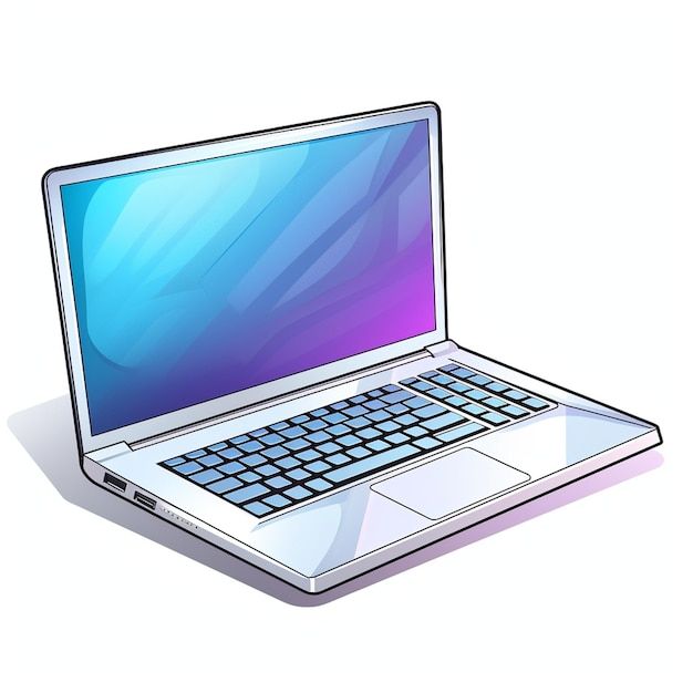 Laptop vector | vetor Premium gerado com IA