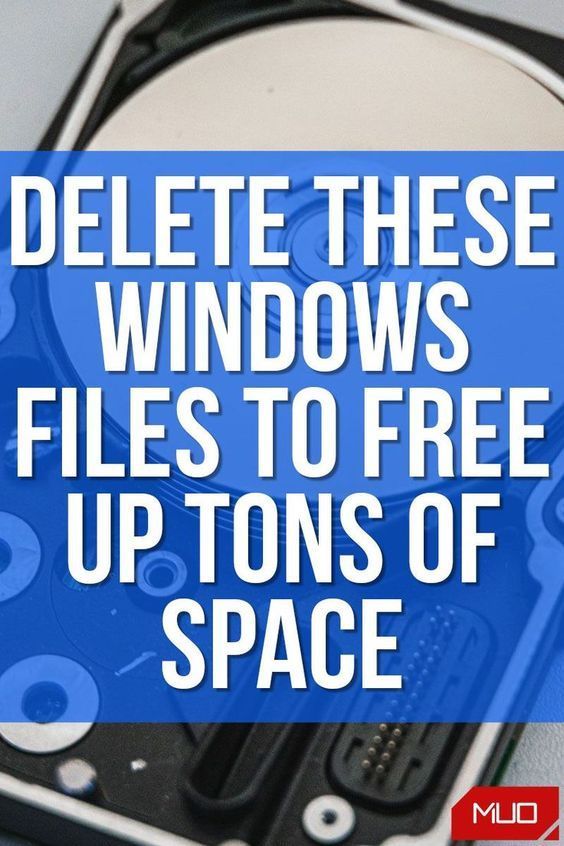 Delete These Windows Files and Folders to Free Up Disk Space